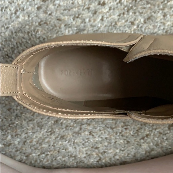 Tan Forever 21 booties. - Picture 5 of 6